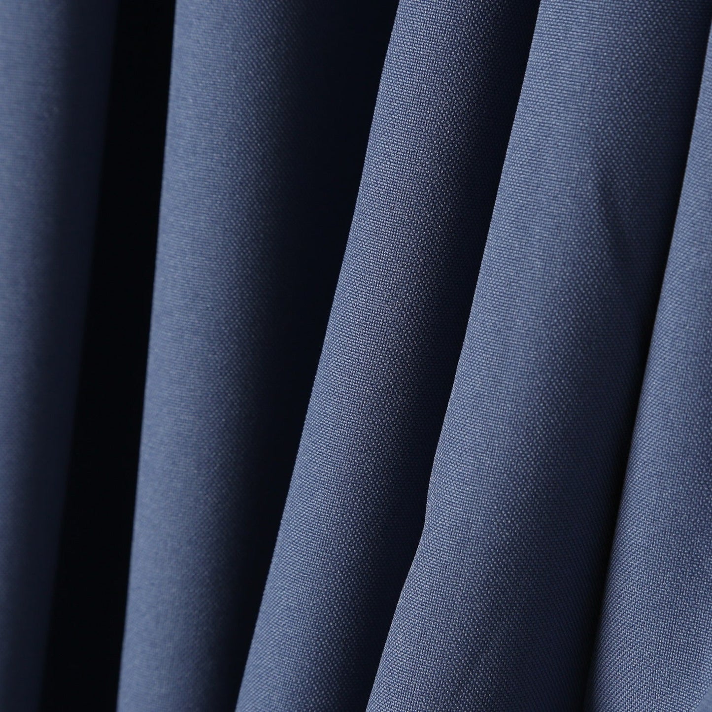 Plain Narrowboat Curtains - BLUE STORM