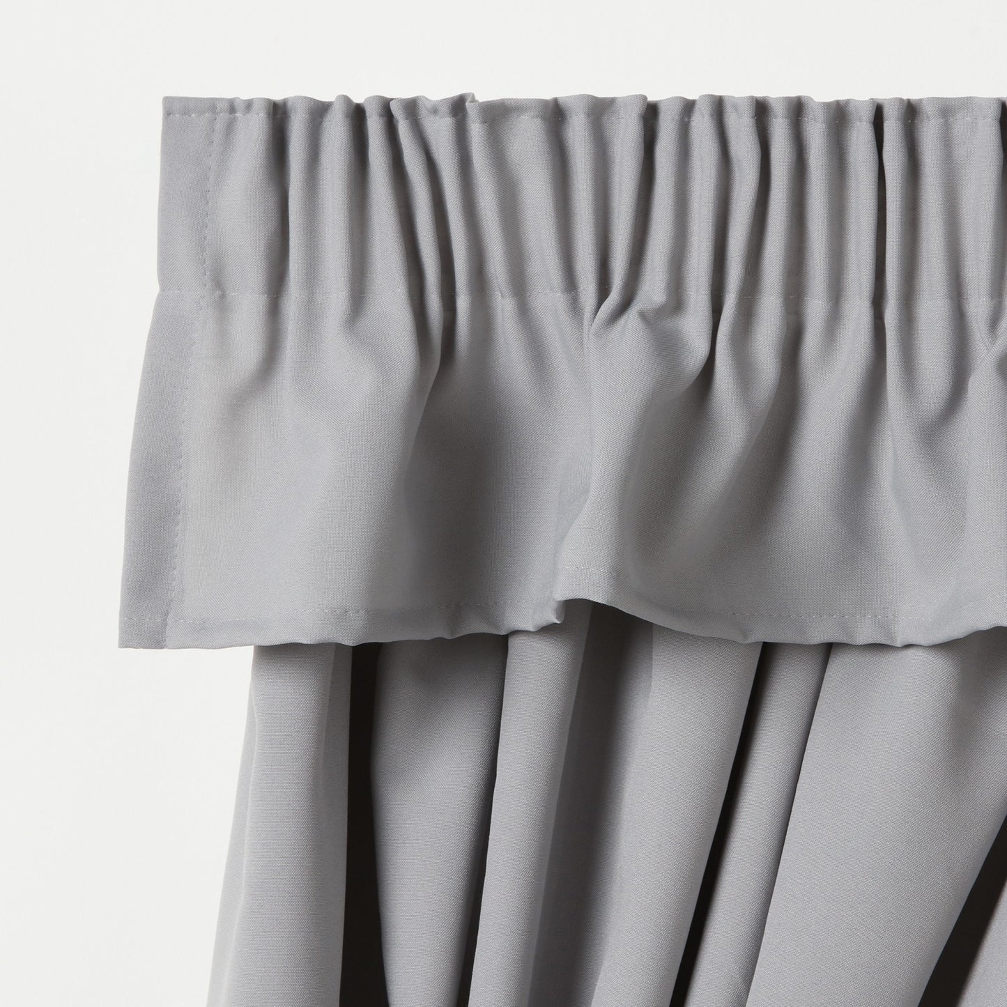 Plain Caravan Curtain Valance - Grey - 180" wide x 8" length image