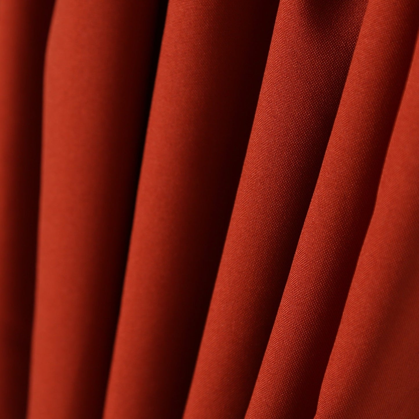Plain Narrowboat Curtains - TERRACOTTA