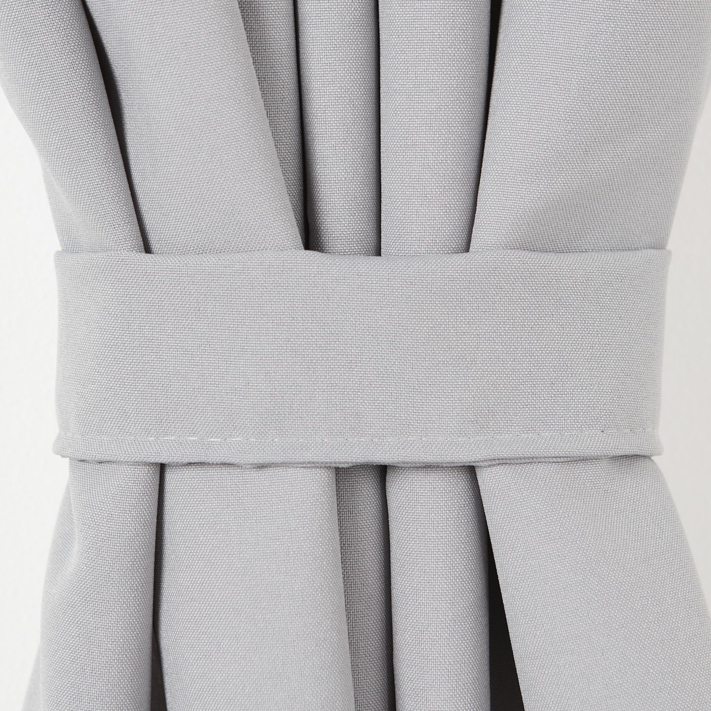 Plain Caravan Curtain Tiebacks - Grey image 0