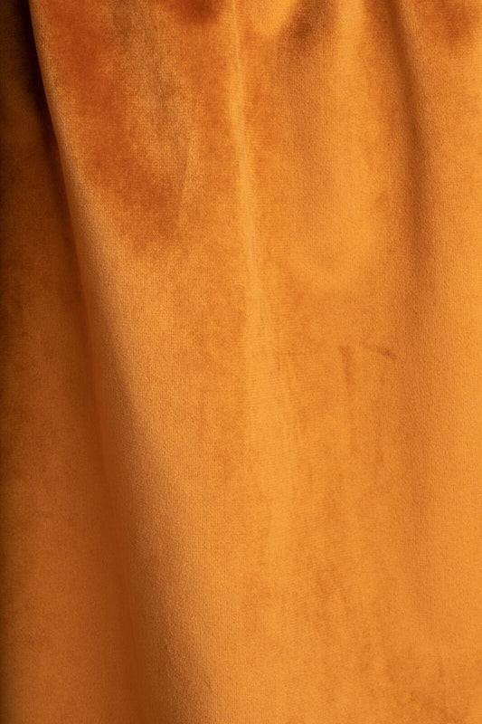 Mayfair Velvet Narrowboat Curtains - Burnt Orange image
