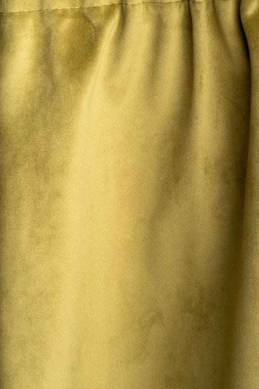 Mayfair Velvet Narrowboat Curtains - Olive image 0