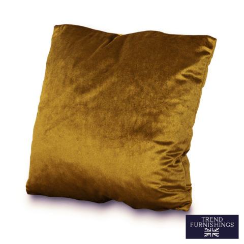 Velvet Belissimo Cushion- Gold image 1