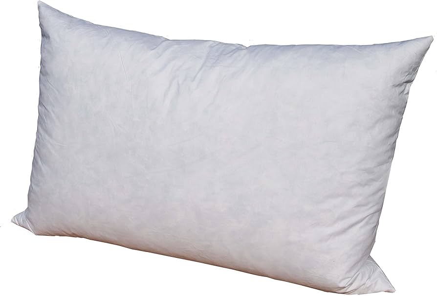 Duck Feather Cushion Pads 12" x 20" image 0