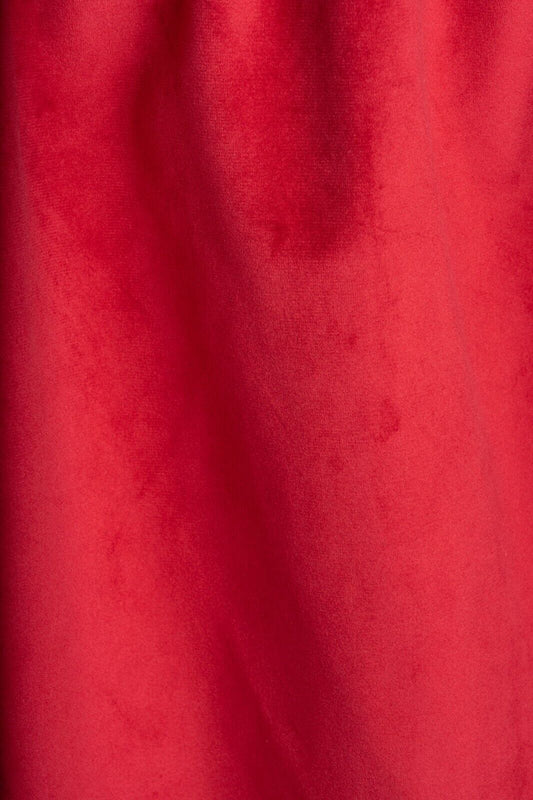 Velvet Mayfair Knife Edge Cushion - Red image 0
