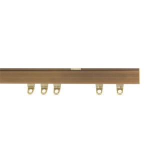 Curtain Track Fineline Aluminium Antique Bronze 200cm
