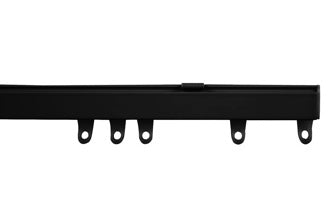 Curtain Track Fineline Aluminium Matt Black 400cm