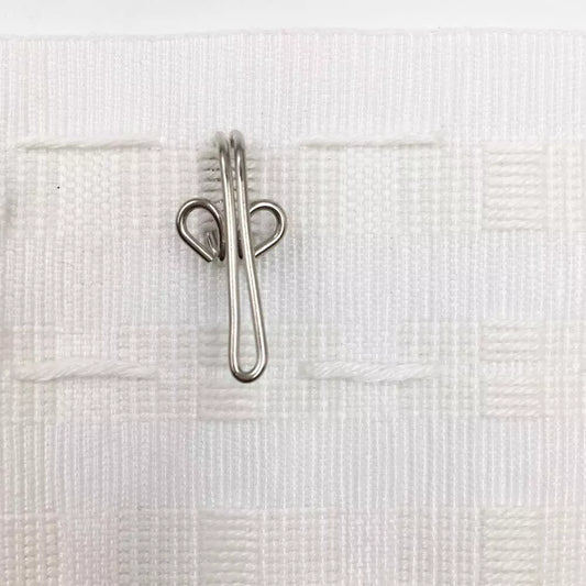 Zinc Curtain Hooks Pack of 200