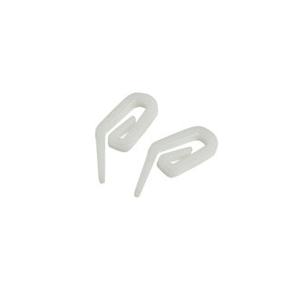 Plastic Curtain Hooks Pack of 50