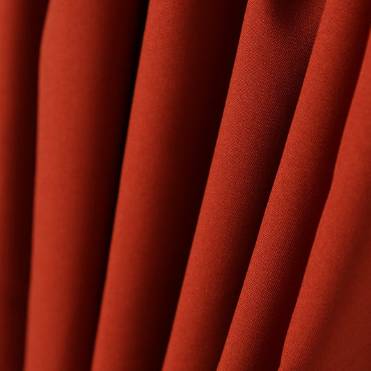 Plain Narrowboat Curtains - TERRACOTTA