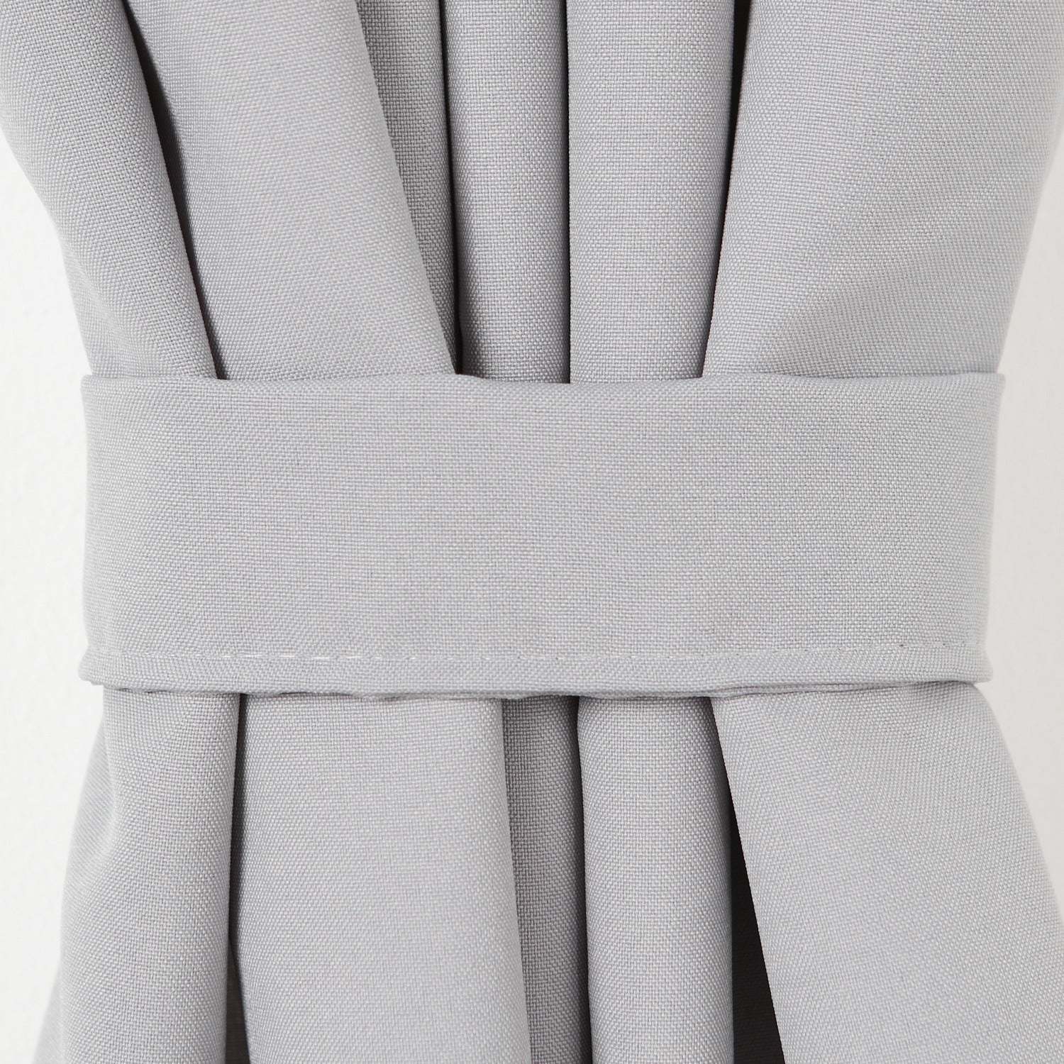 Plain Caravan Curtain Tiebacks - Grey image 0